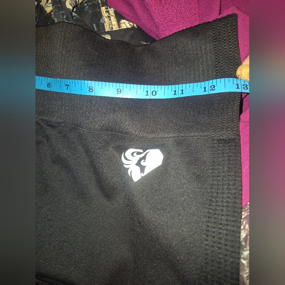 Womens Beat Power Seamless Leggings BLACK Small - Picture 4 of 5